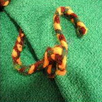coussin kilim ancien tablier laine tisse main rebrode bouquets lien de fermeture bulgarie